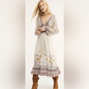 Free People Wishing Well midi dress medium